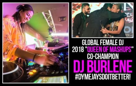 DJ BURLENE THE 2018 QUEEN OF MASHUPS